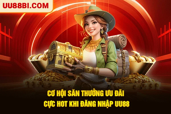 Cơ hội săn thưởng ưu đãi cực hot khi đăng nhập UU88