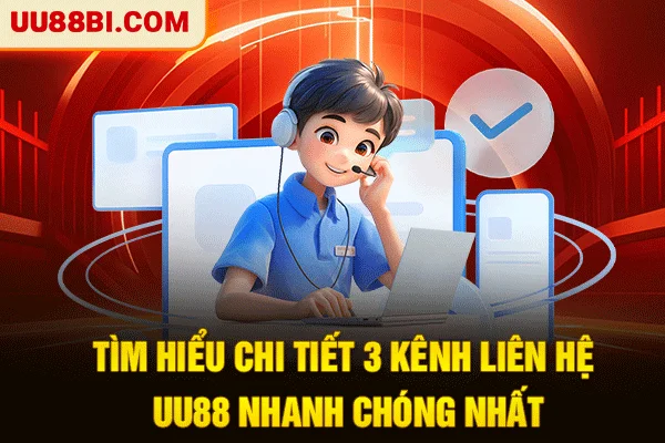Liên Hệ UU88: 3 Kênh Hỗ Trợ Khẩn Cấp 24/7 Tốc Độ VIP 3 Tìm hiểu chi tiết 3 kênh liên hệ UU88 nhanh chóng nhất