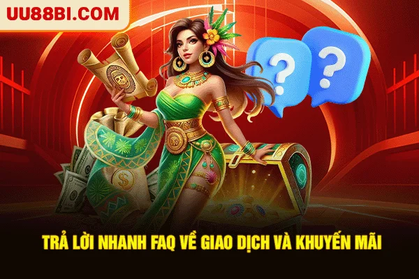Tổng Hợp FAQ Thường Gặp Và Giải Đáp Cụ Thể Từ Nhà Cái UU88 6 Trả lời nhanh FAQ về giao dịch và khuyến mãi
